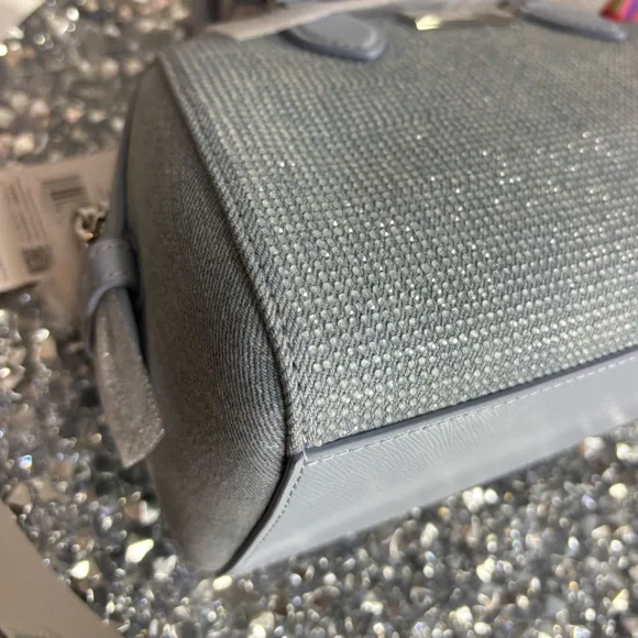 Kate Spade Madison Studded Denim Small Dolly Duffle NWT - Picture 13 of 17